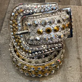 Dna Premium Wear- studded belt (silver/gold)