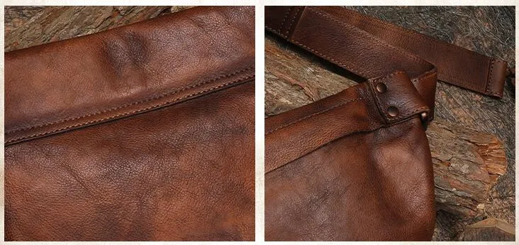 Fashion Women's Crossbody Chest Bag Leather Sling Pack Bag For Women