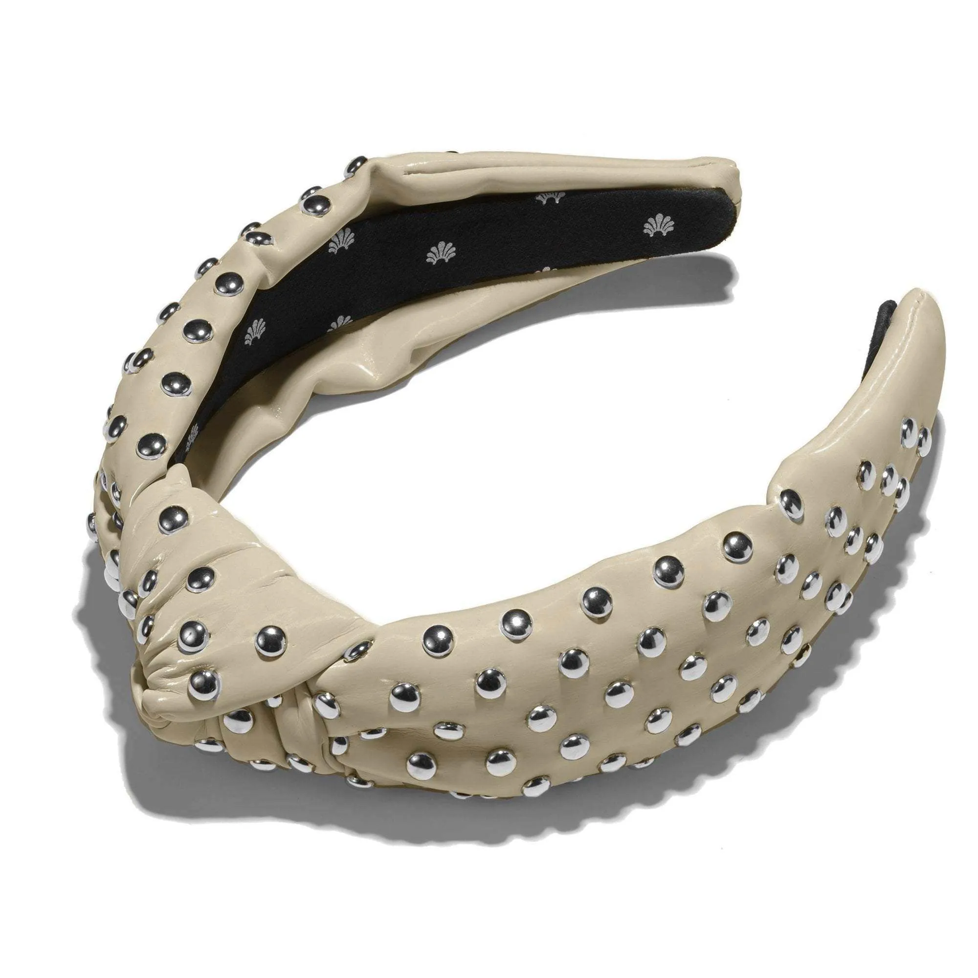 Faux Leather Studded Knotted