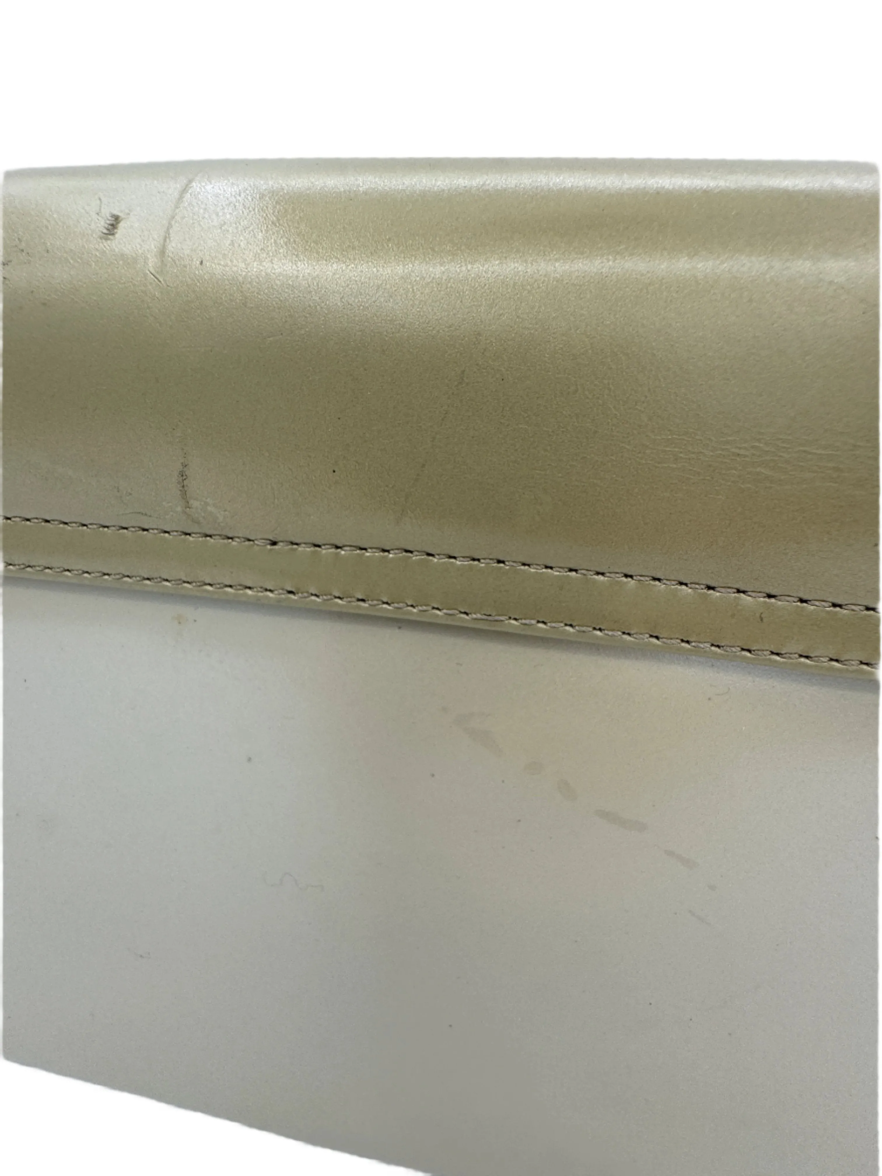 Ferragamo, Cream Leather Purse 1980s