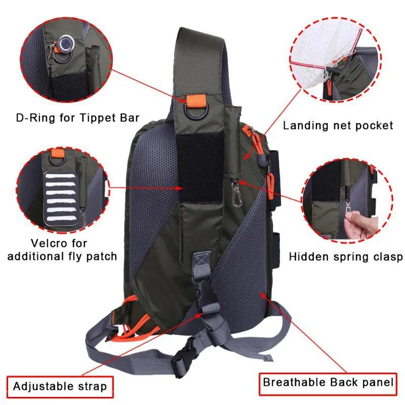 Fishing Tackle Storage Shoulder Bag