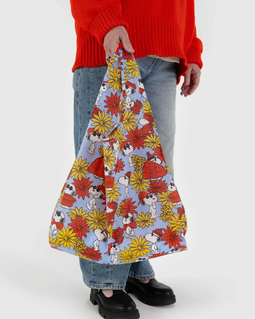 Floral Snoopy Standard Baggu