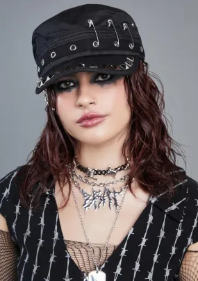 Follow The Darkness Studded Cap