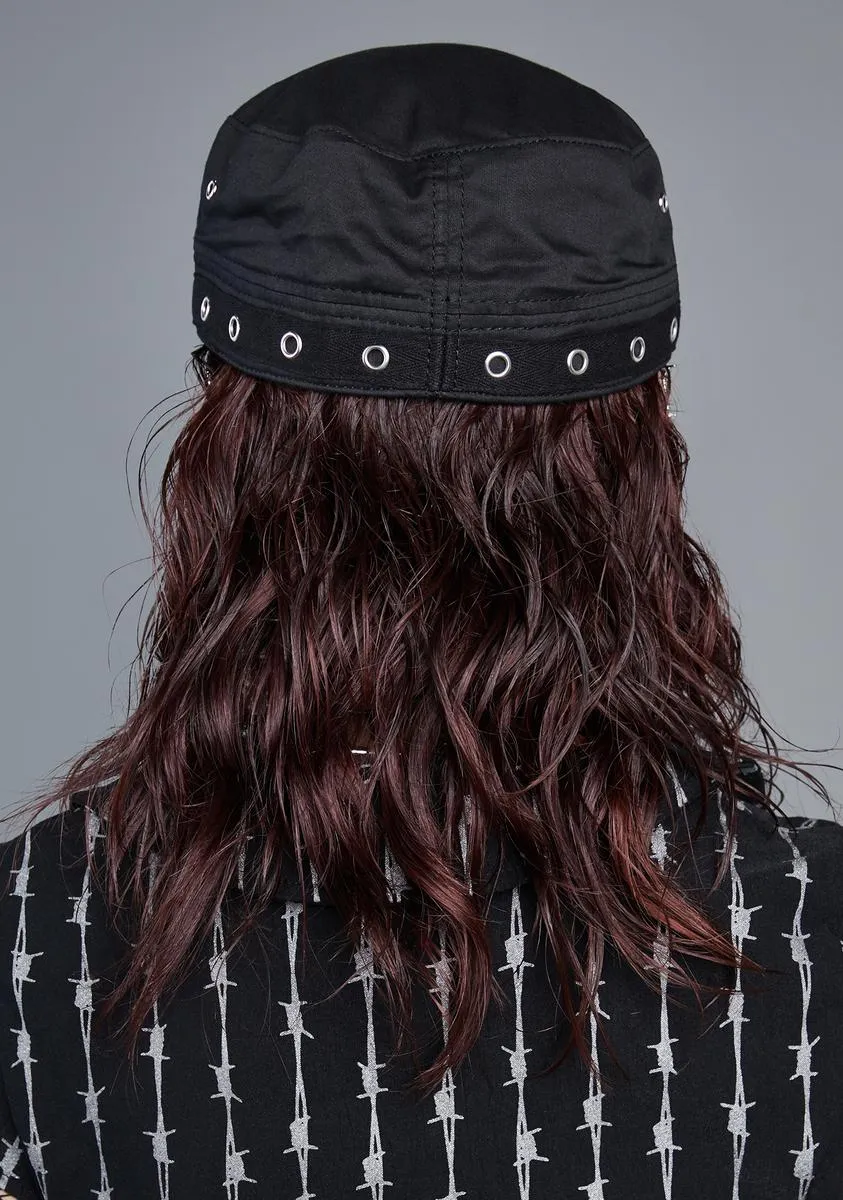 Follow The Darkness Studded Cap