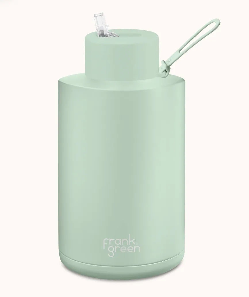 Frank Green - Ceramic Reusable Bottle Straw Lid 68oz Mint Gelato