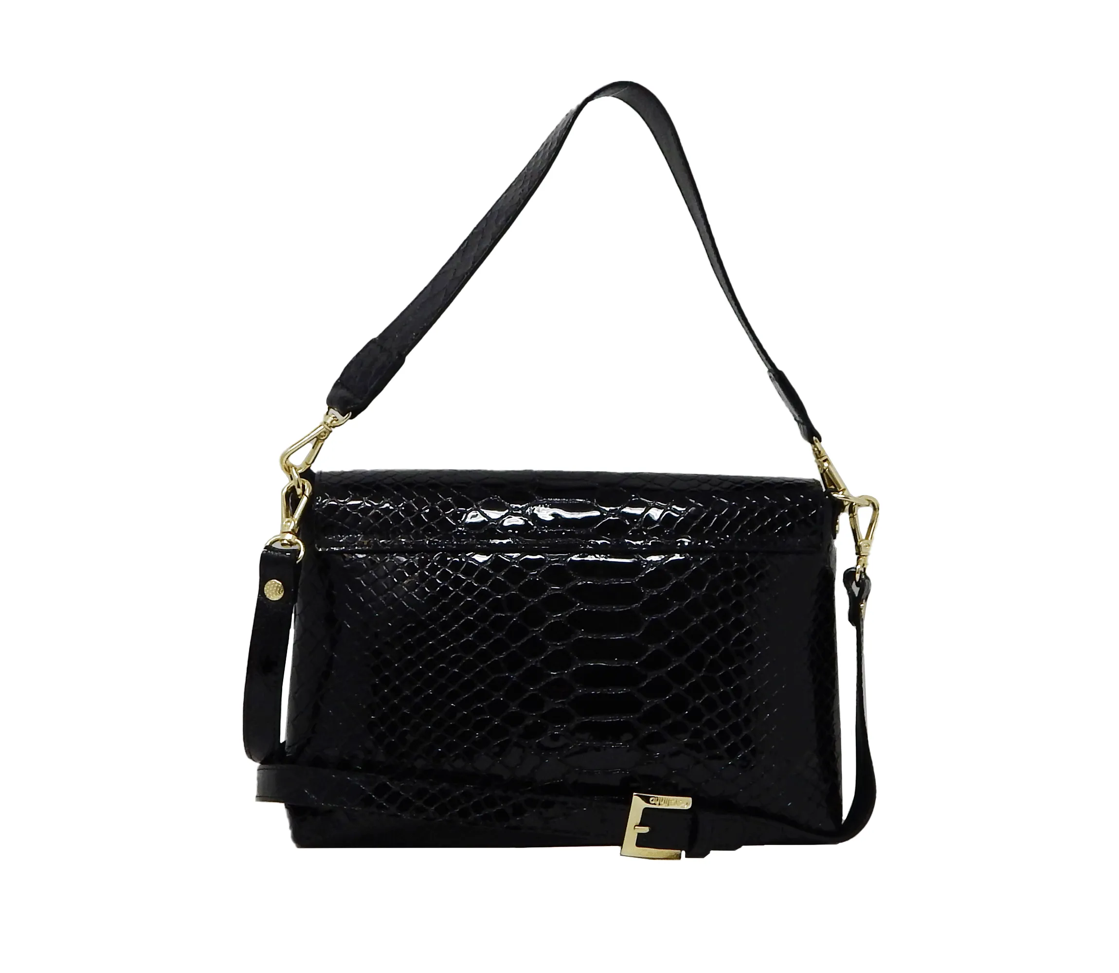 Gallop 3 in 1: Patent Leather Clutch, Handbag or Crossbody Bag