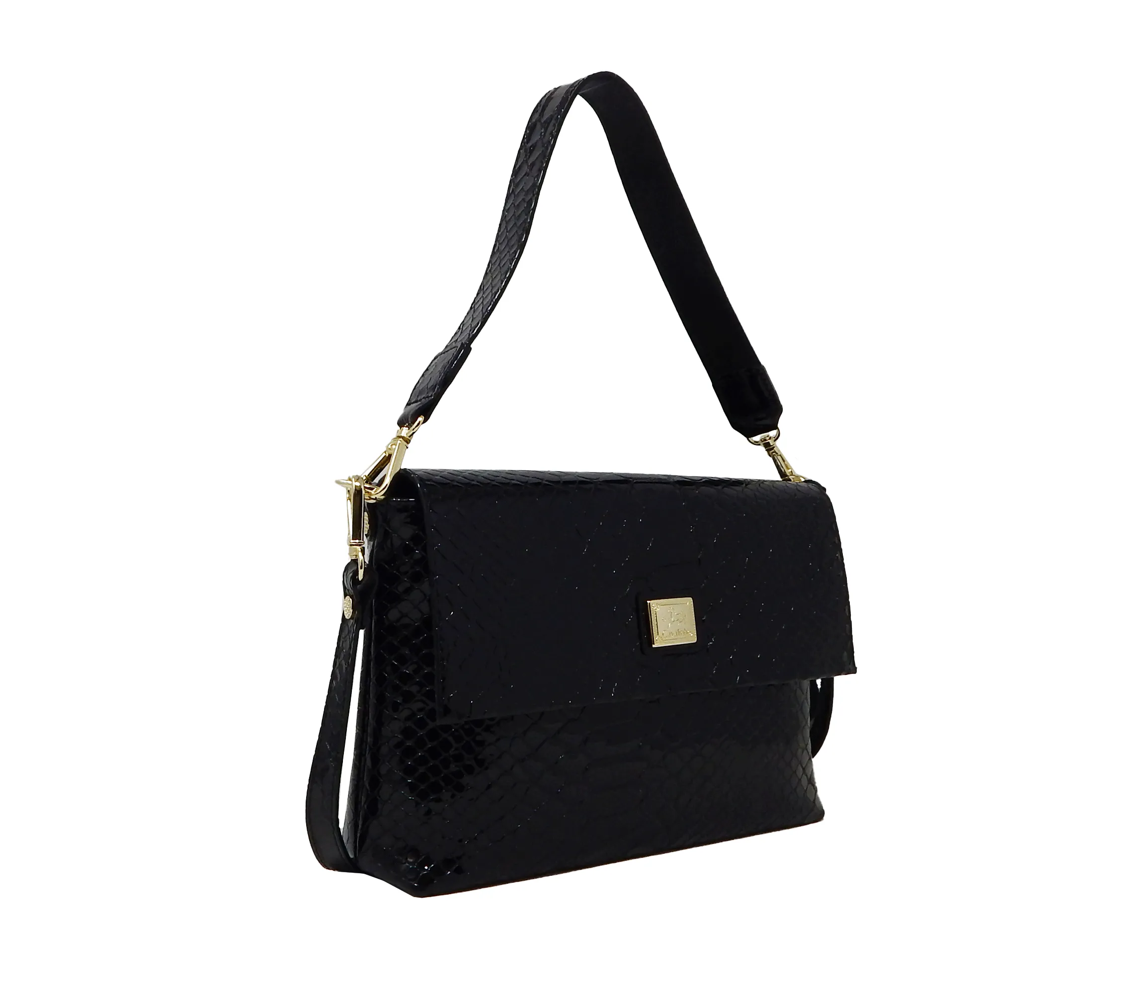 Gallop 3 in 1: Patent Leather Clutch, Handbag or Crossbody Bag