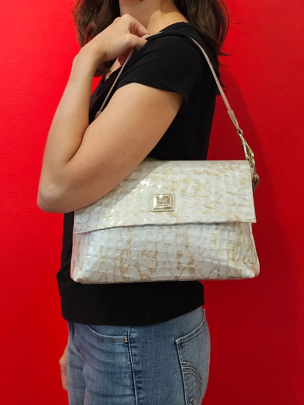 Gallop 3 in 1: Patent Leather Clutch, Handbag or Crossbody Bag