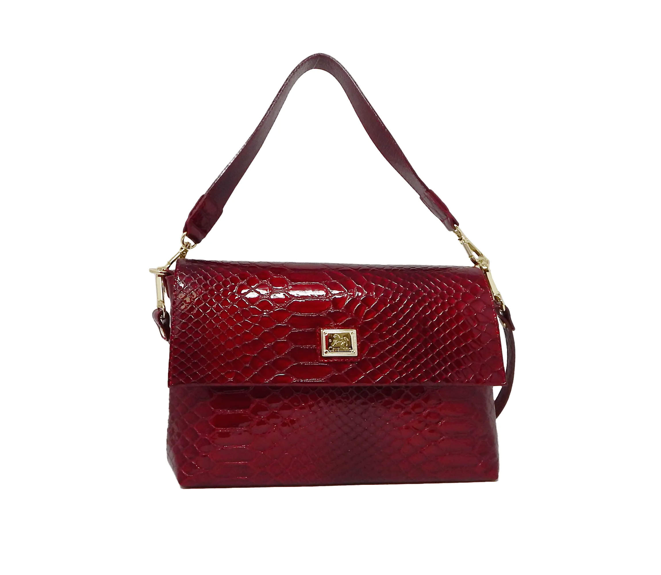 Gallop 3 in 1: Patent Leather Clutch, Handbag or Crossbody Bag
