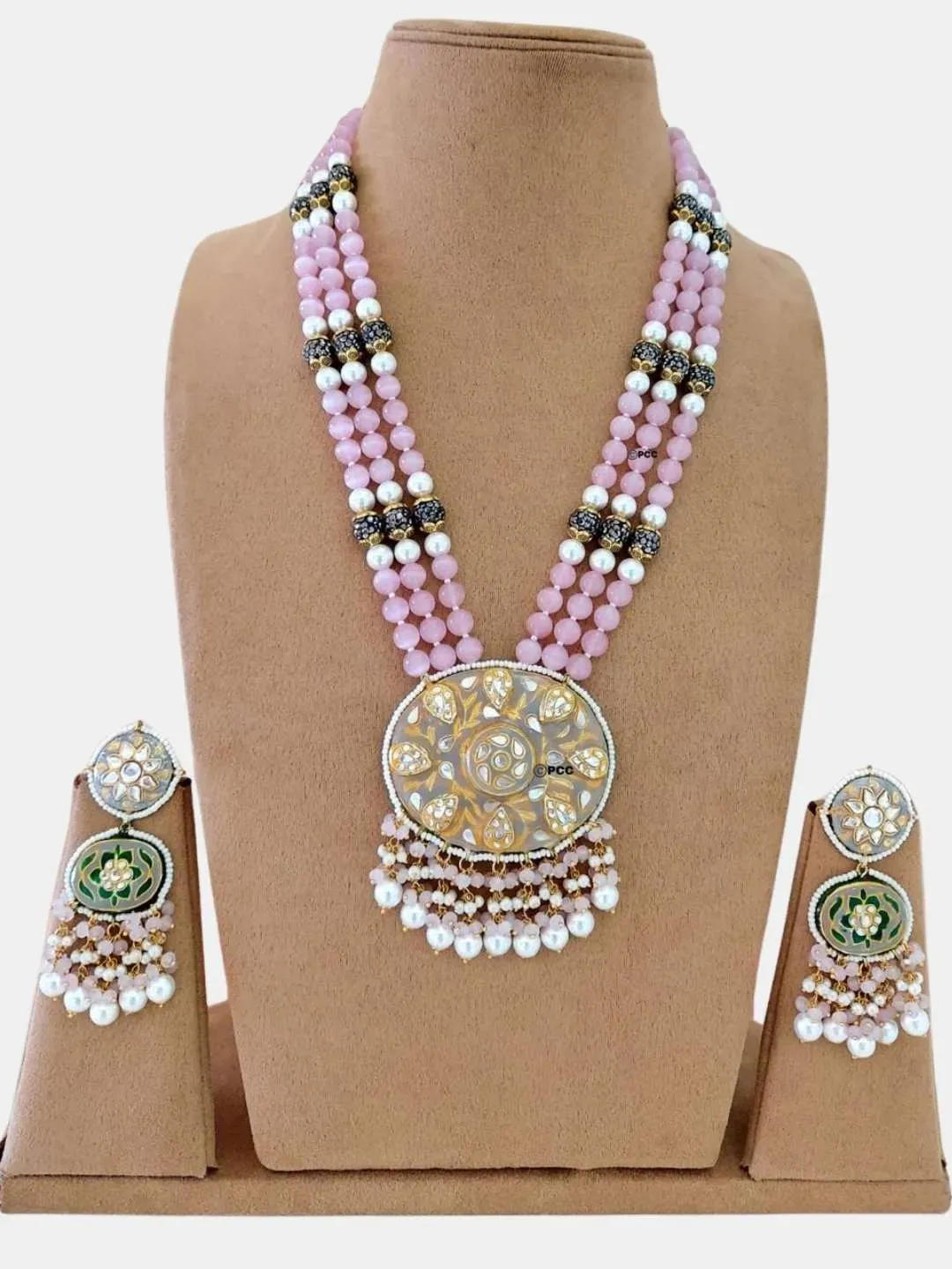 Handmade Pearl And Kundan Studded Rani Haar