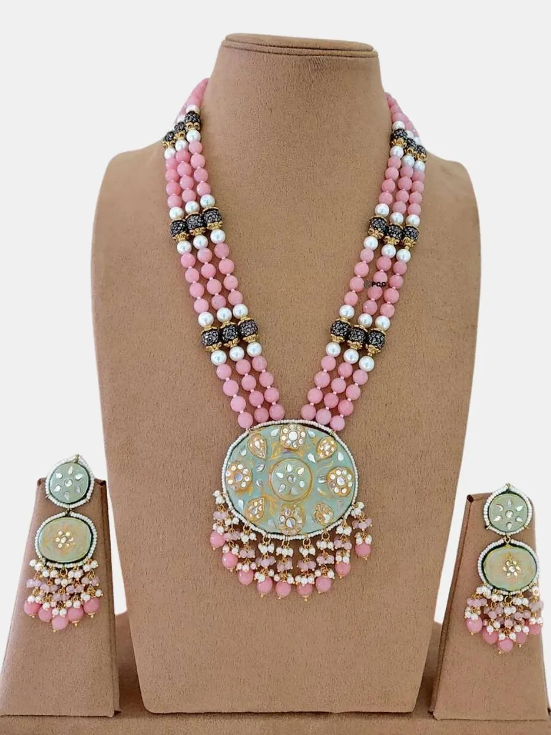 Handmade Pearl And Kundan Studded Rani Haar