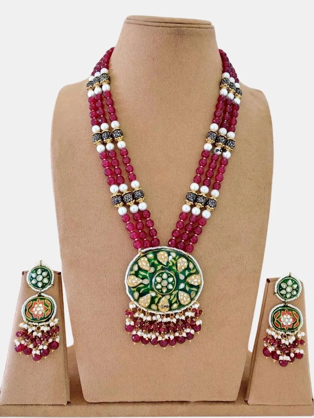 Handmade Pearl And Kundan Studded Rani Haar