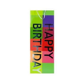 Happy Birthday Bottle Gift Bag ( Case of 72 )