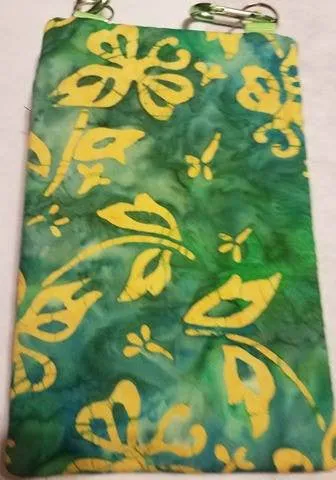 In The Hoop ITH Purse with Clover Quilt Stipple Zipper bag
