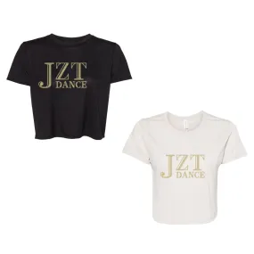 JZT DANCE Cropped Studded T-shirt