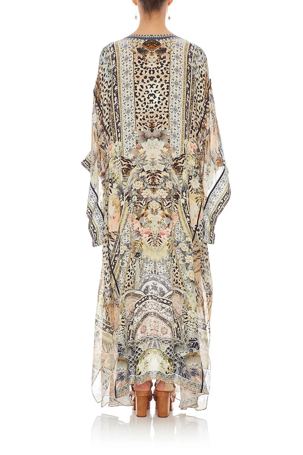 KAFTAN WITH SHEER SLEEVE MOTO MAIKO