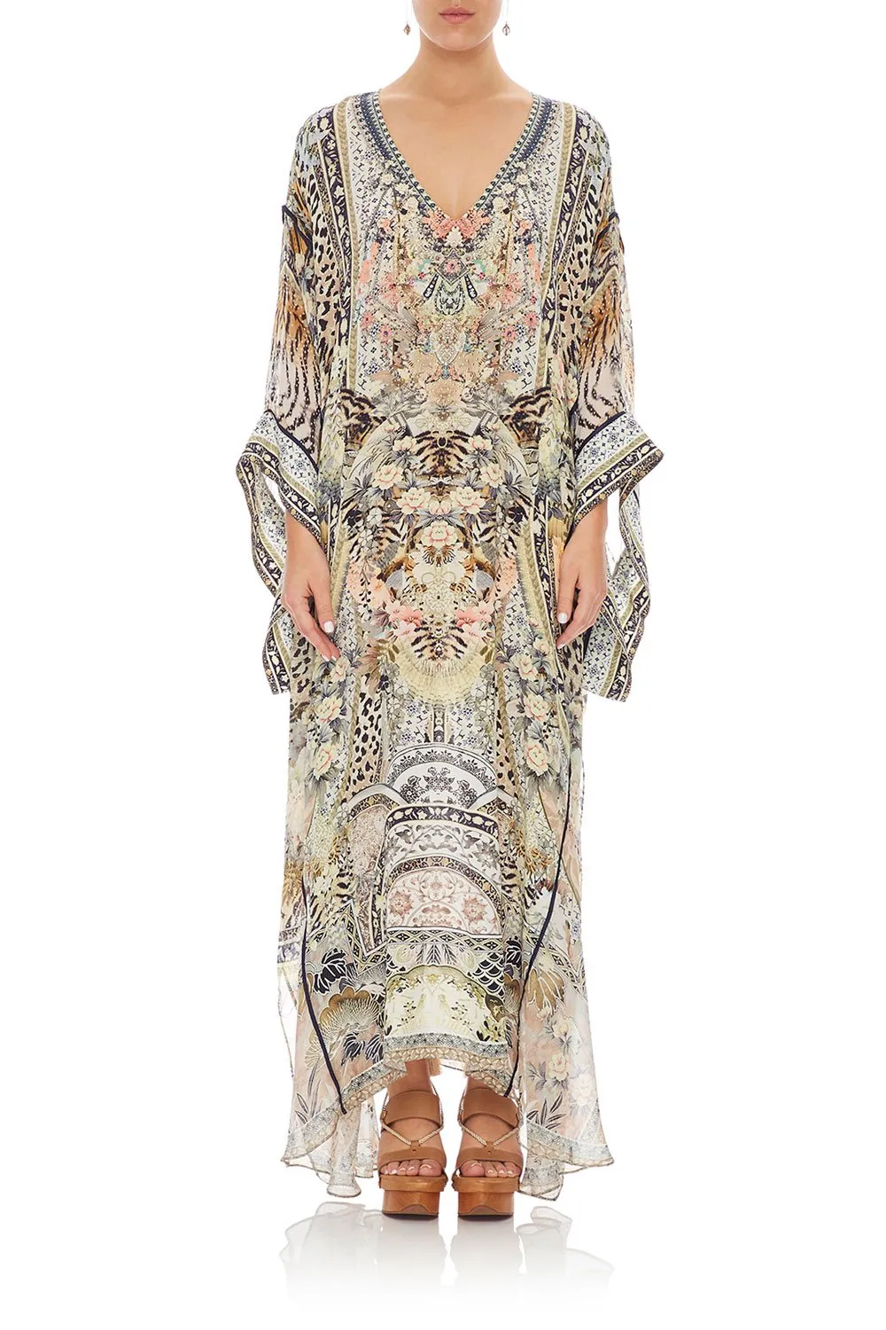 KAFTAN WITH SHEER SLEEVE MOTO MAIKO
