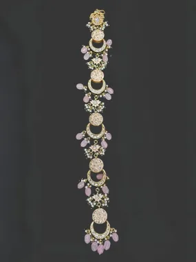 Kundan And Beads Studded Chandbali Traditional Choti