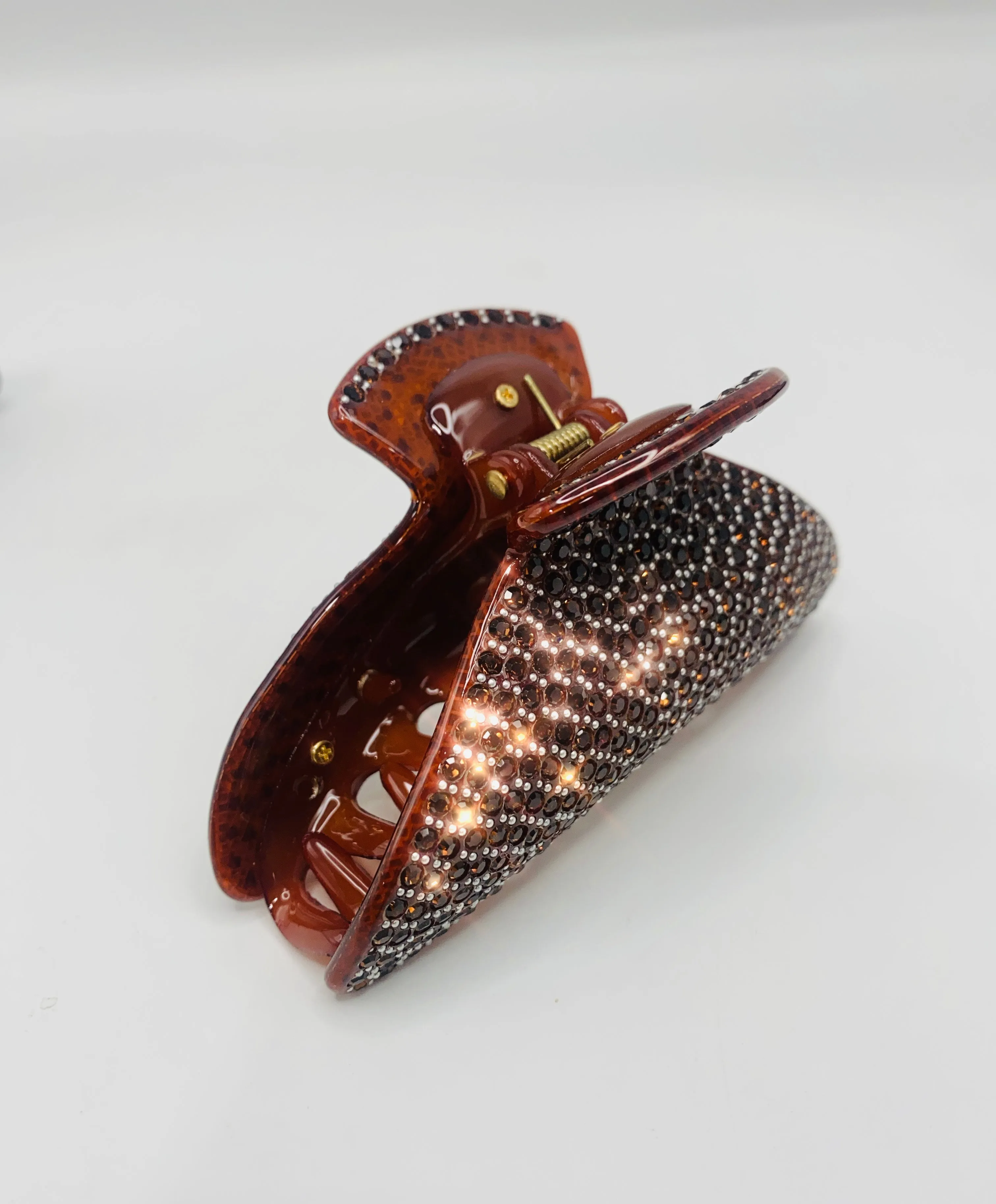 Large Lightweight Crystal Covered Hair Jaw