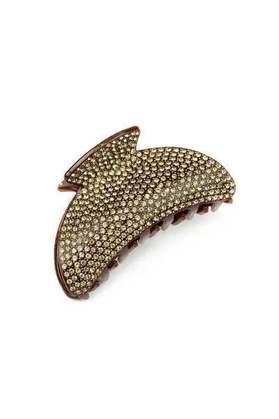 Large Lightweight Crystal Covered Hair Jaw