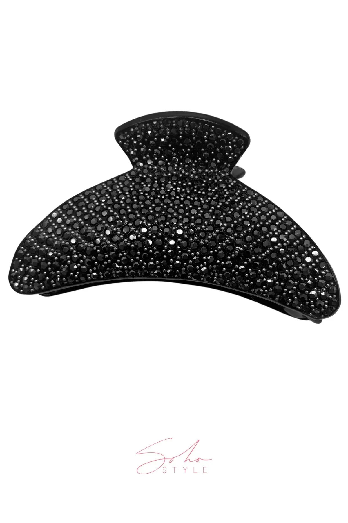 Large Lightweight Crystal Covered Hair Jaw