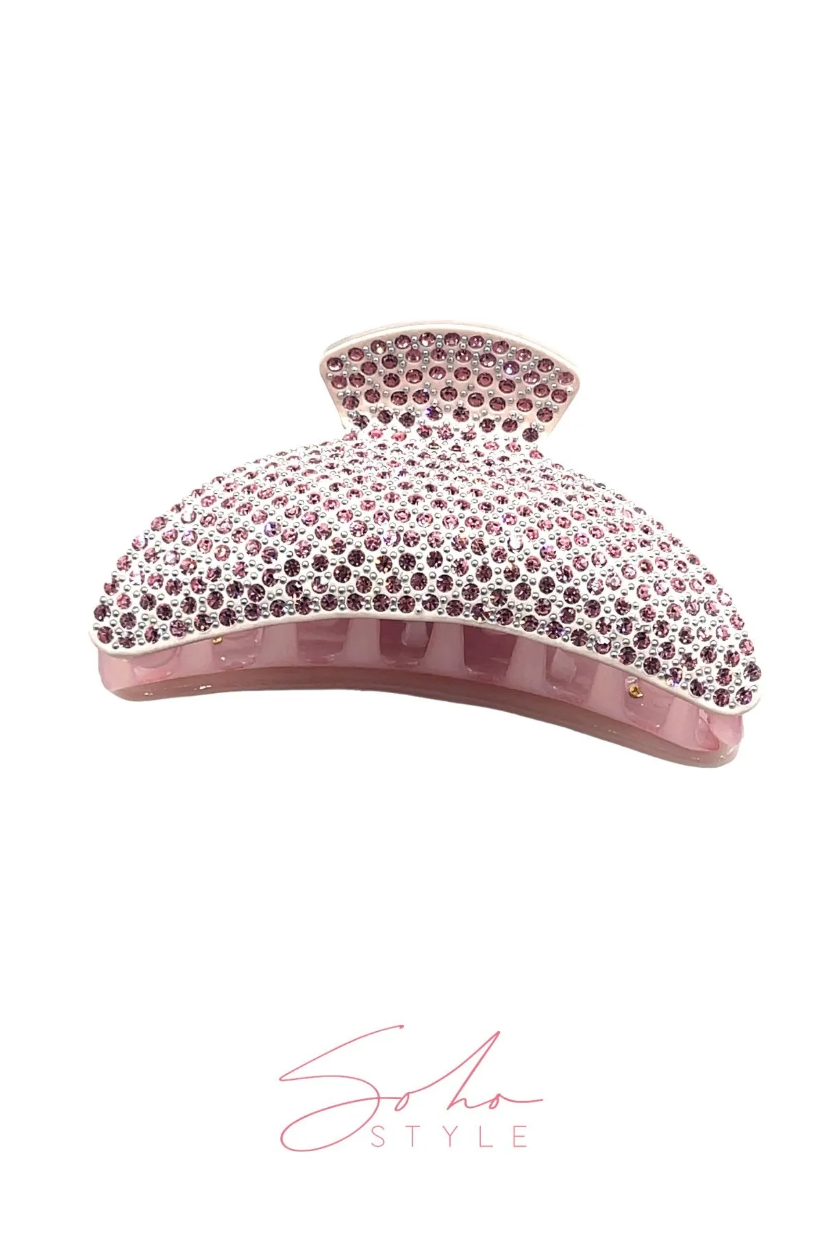 Large Lightweight Crystal Covered Hair Jaw