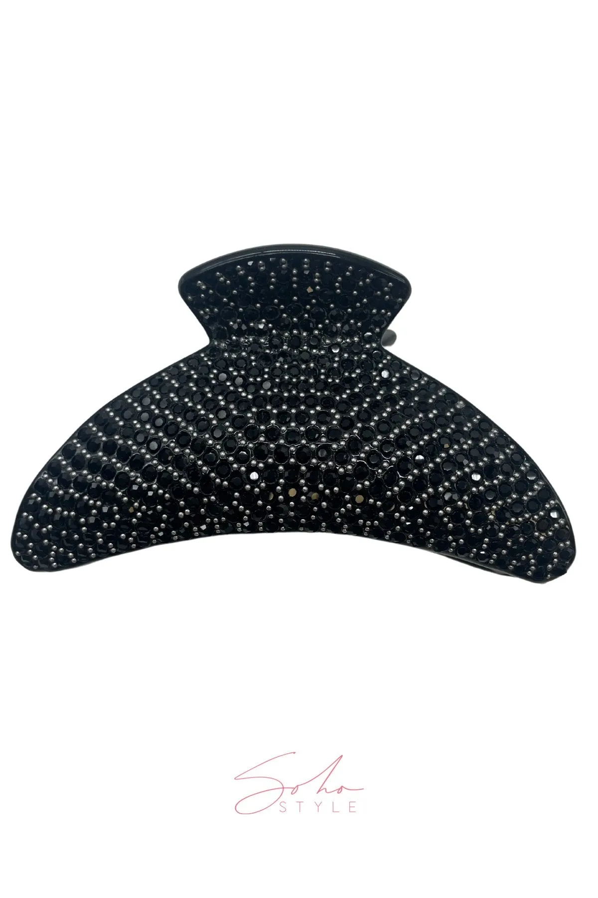 Large Lightweight Crystal Covered Hair Jaw