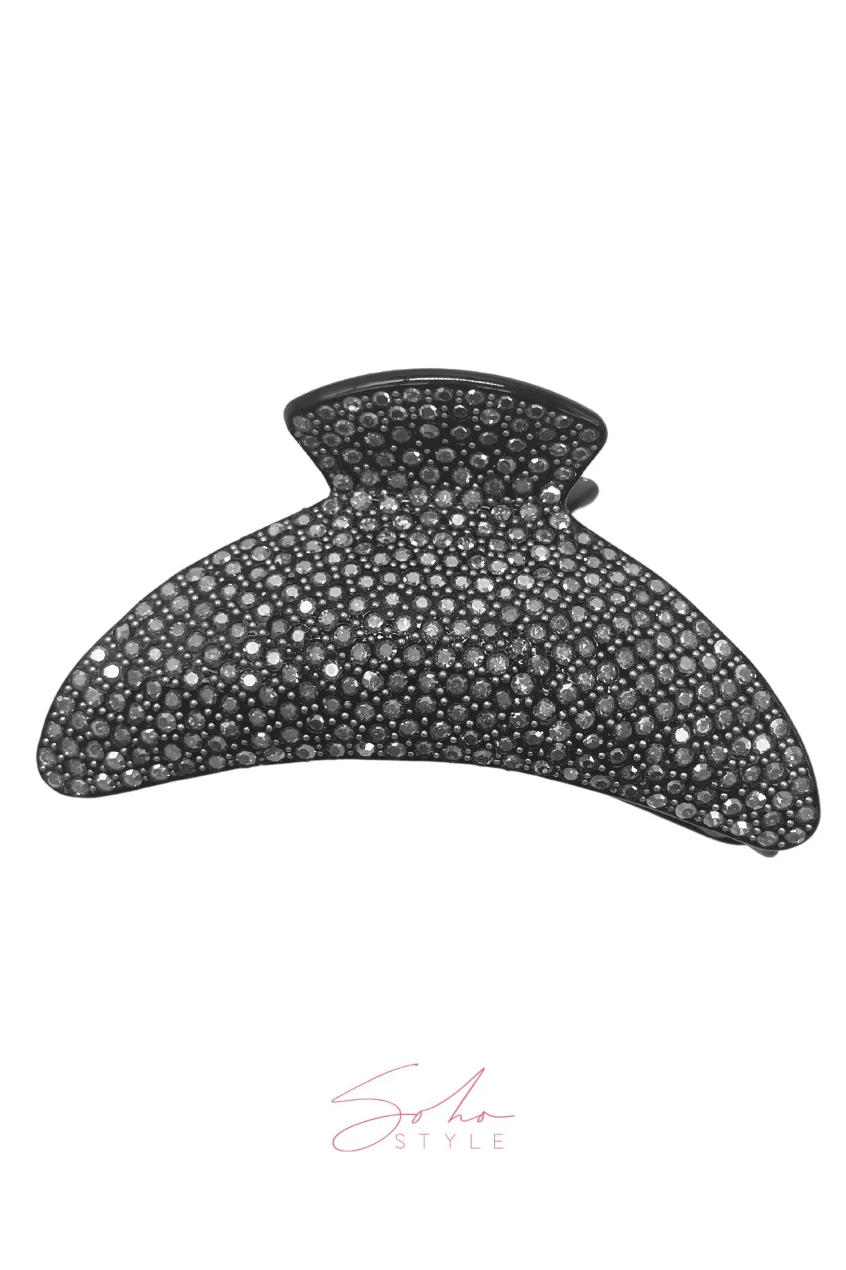 Large Lightweight Crystal Covered Hair Jaw