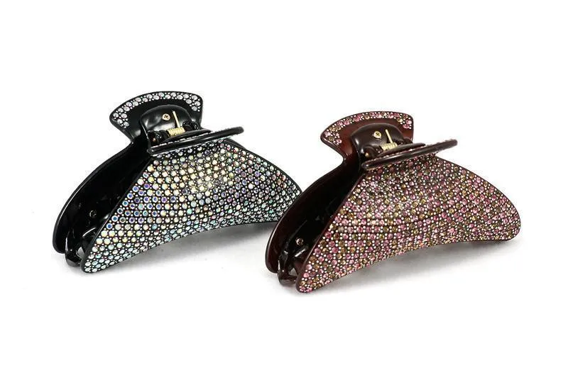 Large Lightweight Crystal Covered Hair Jaw