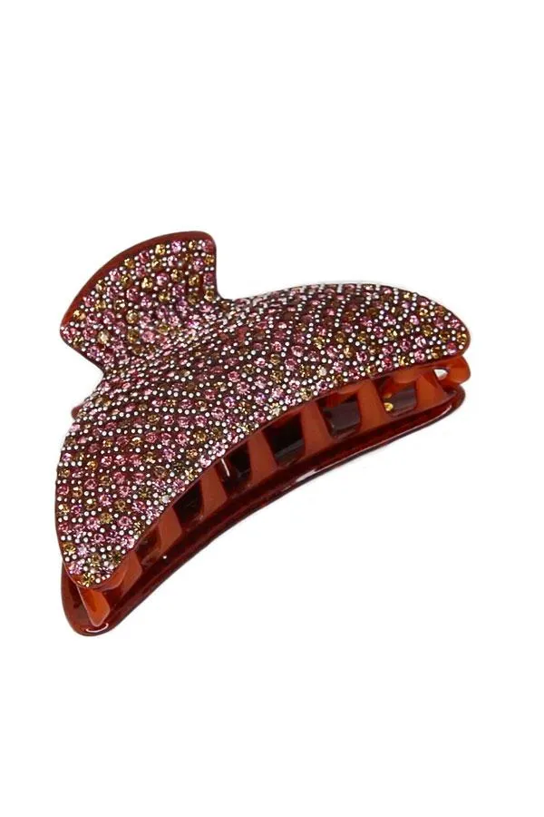 Large Lightweight Crystal Covered Hair Jaw