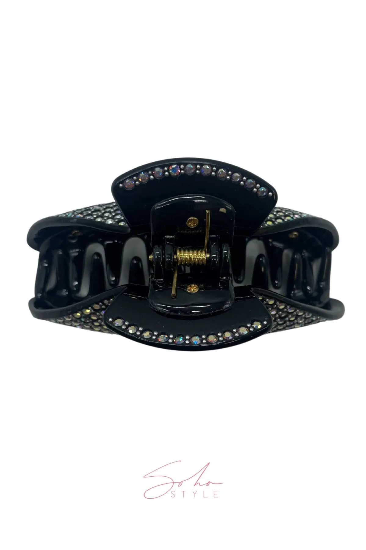Large Lightweight Crystal Covered Hair Jaw