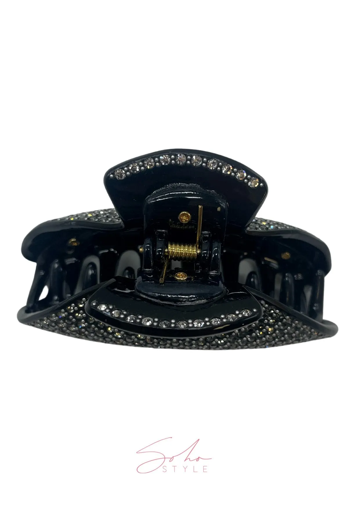 Large Lightweight Crystal Covered Hair Jaw