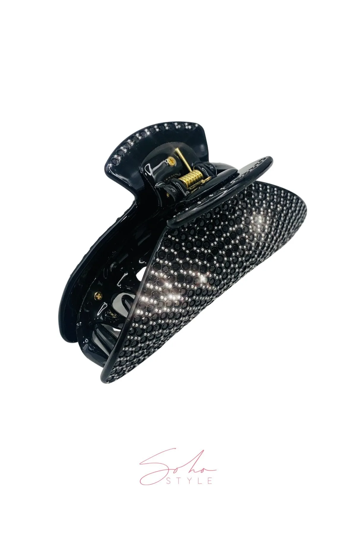 Large Lightweight Crystal Covered Hair Jaw
