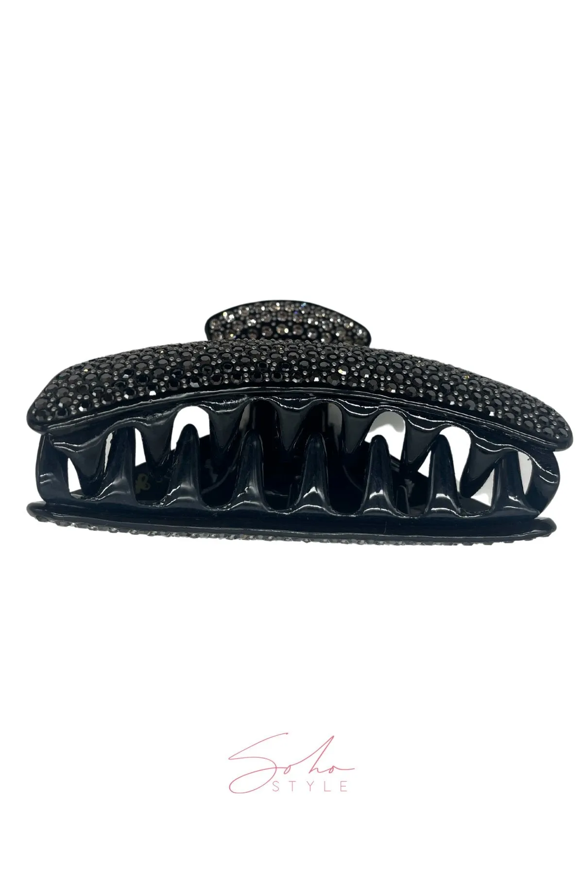Large Lightweight Crystal Covered Hair Jaw