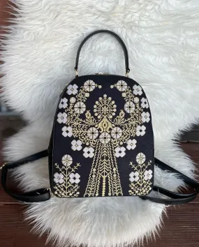 Leather Hand Embroidered Purse “Berehynya”