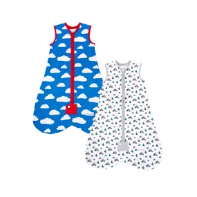 Lightweight Sleep Bag Set | Clouds/Mountains
