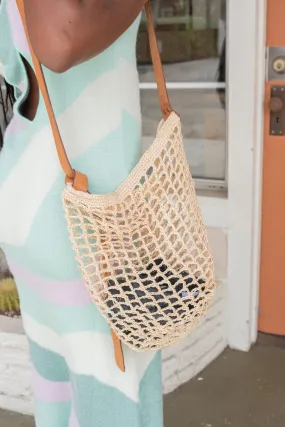 Maria Leather Market Bag