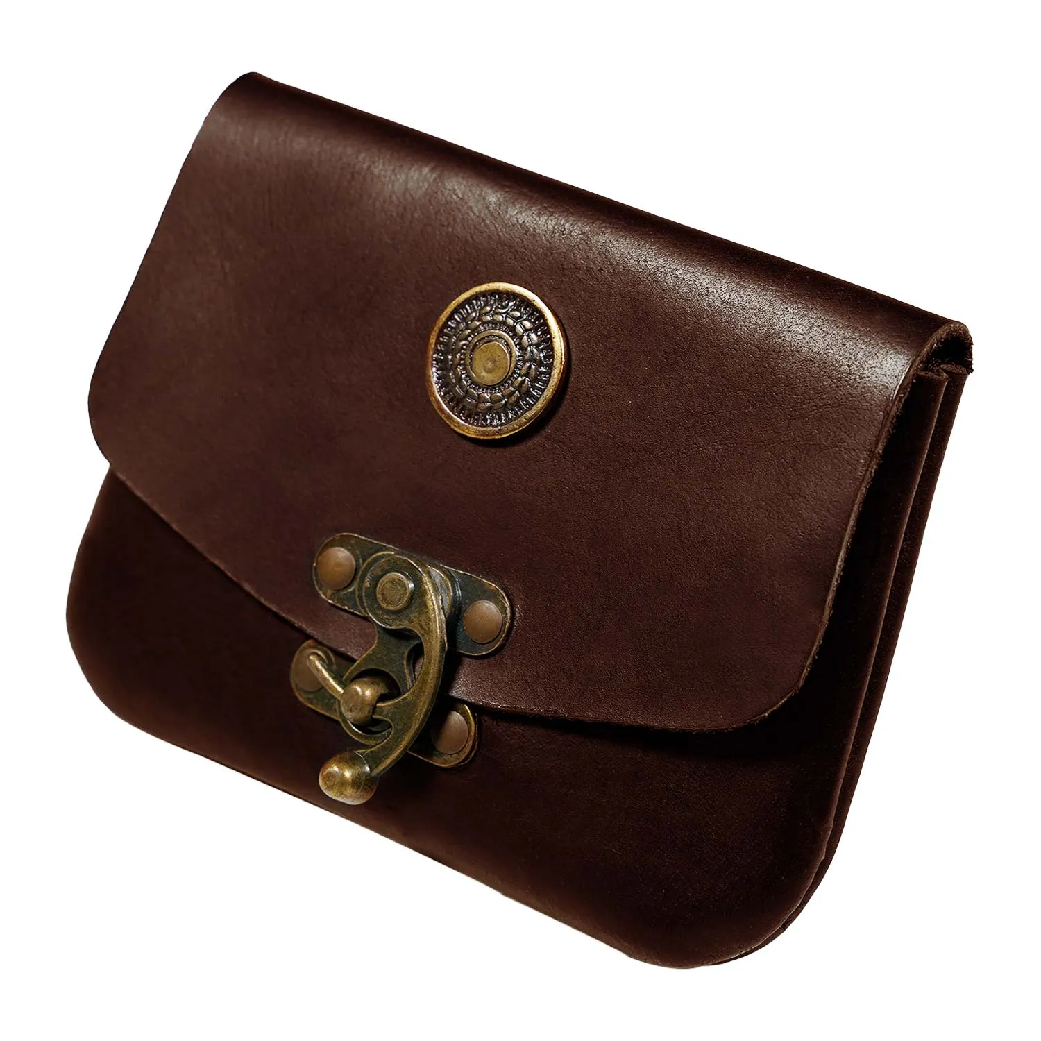 Medieval Quester's Leather Belt Bag