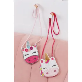 Mud Pie Beaded Unicorn Purse