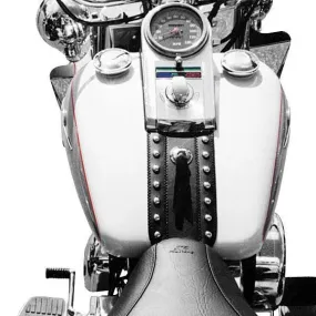 Mustang Studded 3.3 Gallon Tank Bib for Harley Davidson 2004-13 Sportster