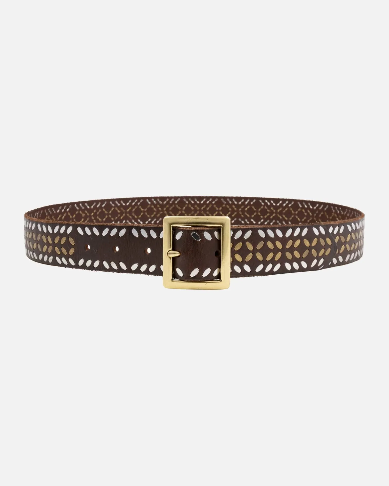 Naz Women's Studded Leather Belt