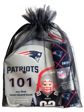 New England Patriots licensed NFL Gift Set-Book with Rally Paper