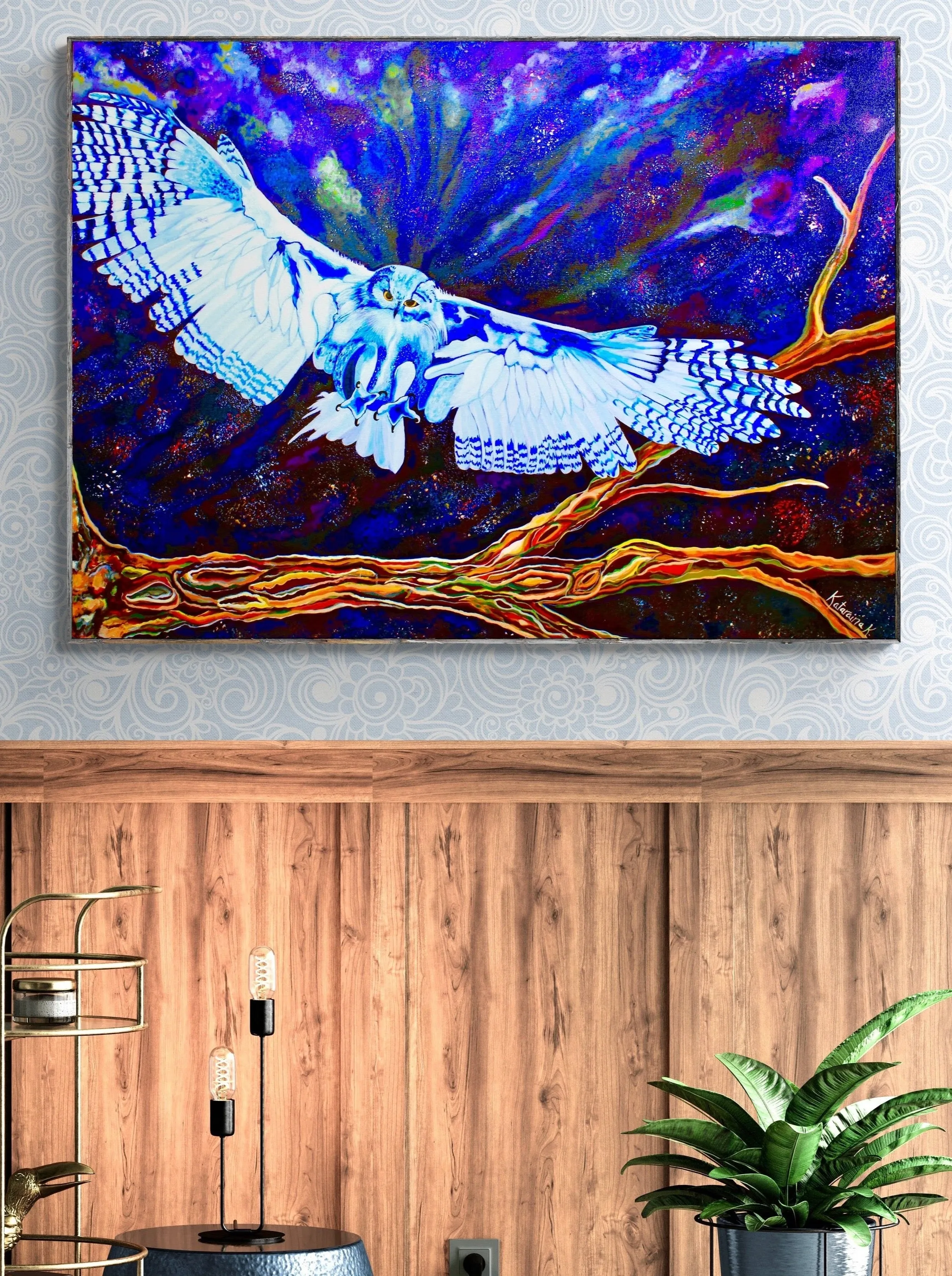 'Night-Life' canvas print