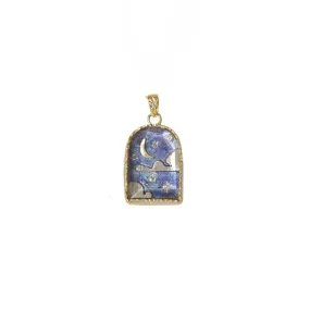 Night Sky Painted Door Pendant