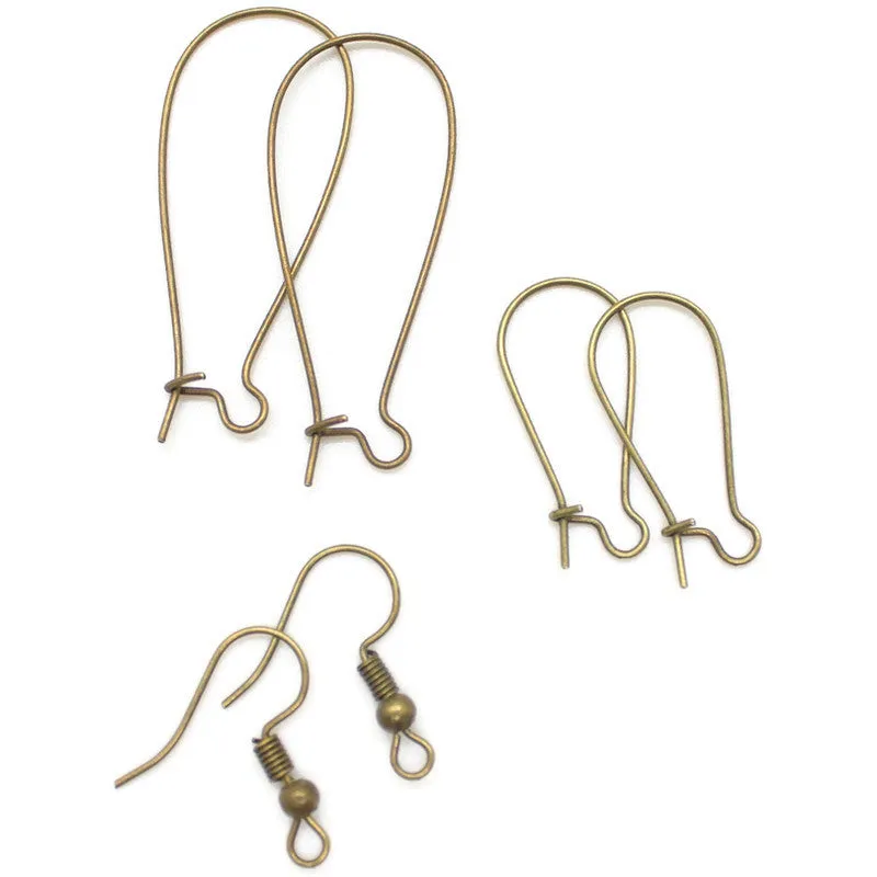 Open Zipper Drop Earrings