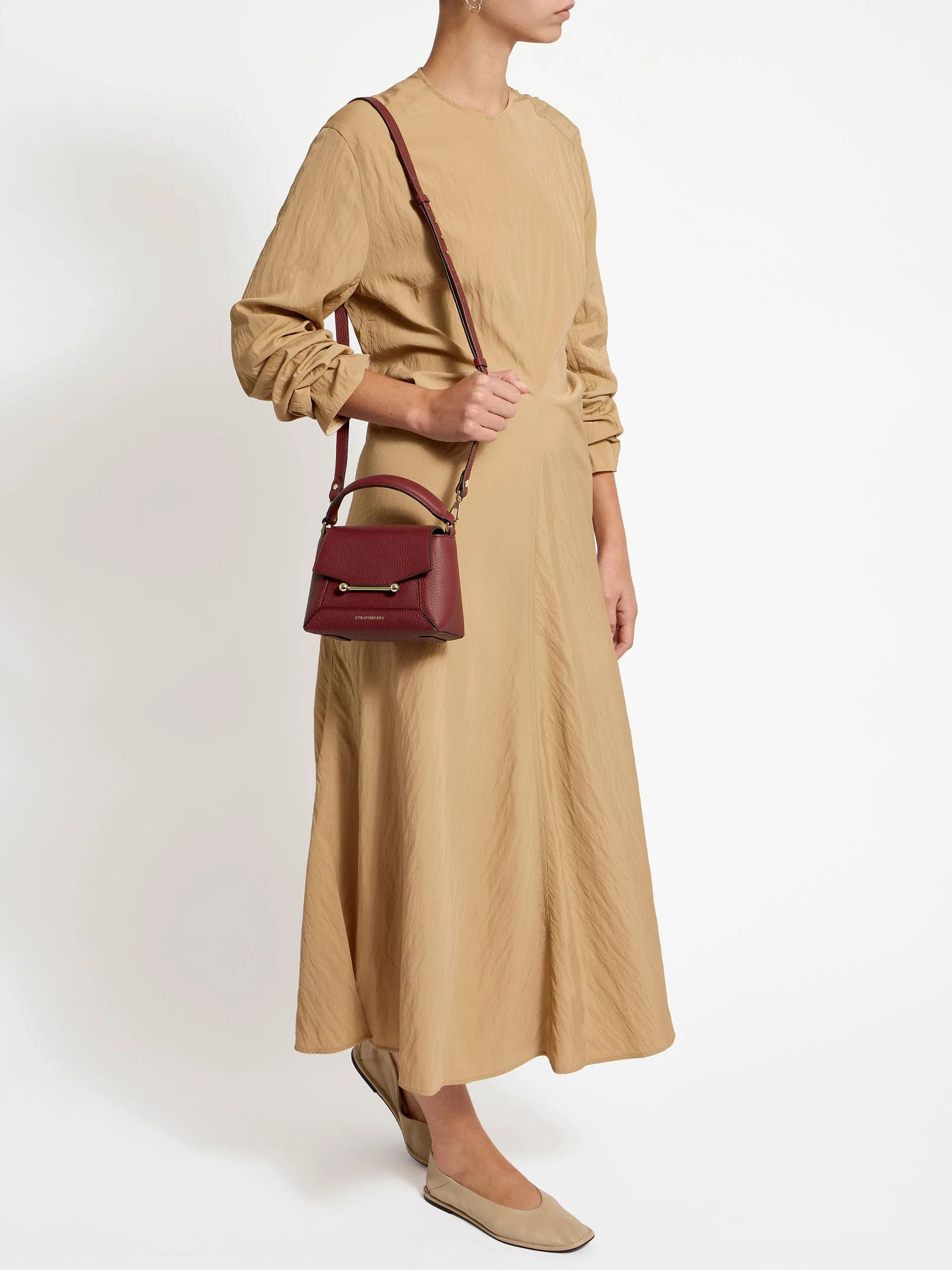 Oxblood Mosaic nano bag