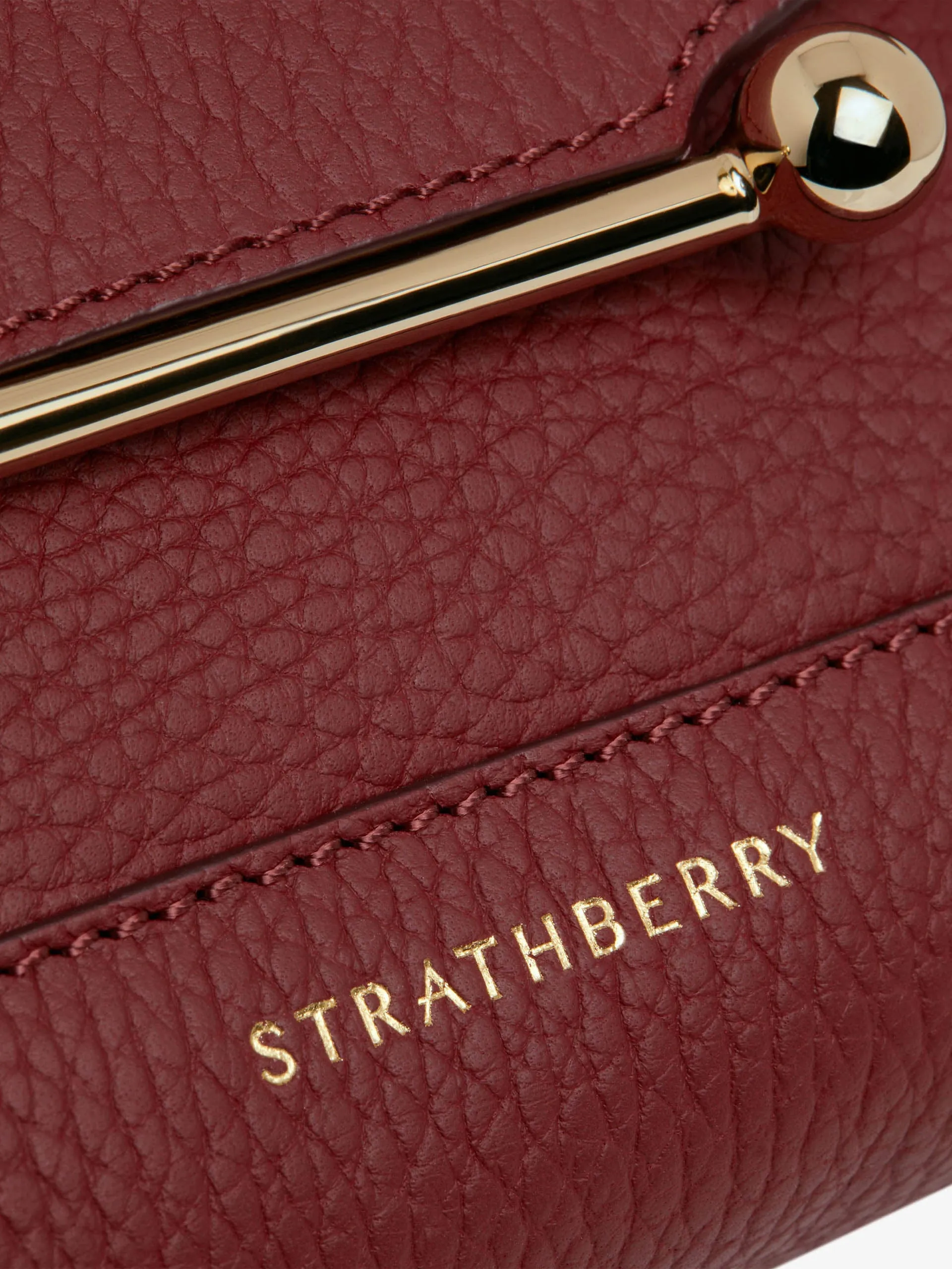 Oxblood Mosaic nano bag