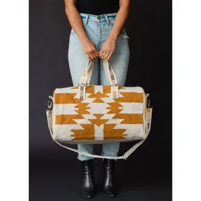 Panache Cream/Camel Aztec Duffle Bag
