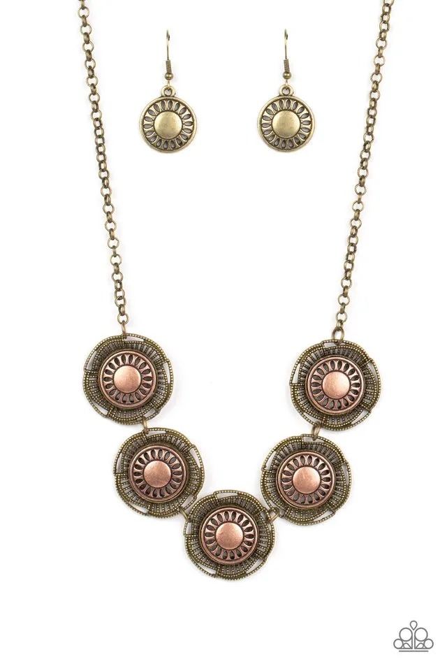 Paparazzi Necklace ~ Desert Décor - Multi