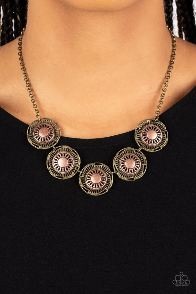 Paparazzi Necklace ~ Desert Décor - Multi